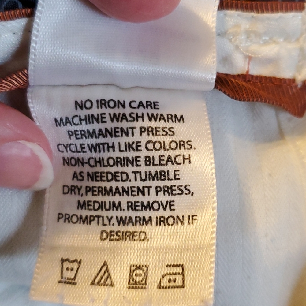 Haggar men's 100% cotton khakis 38X28 - Picture 4 of 10